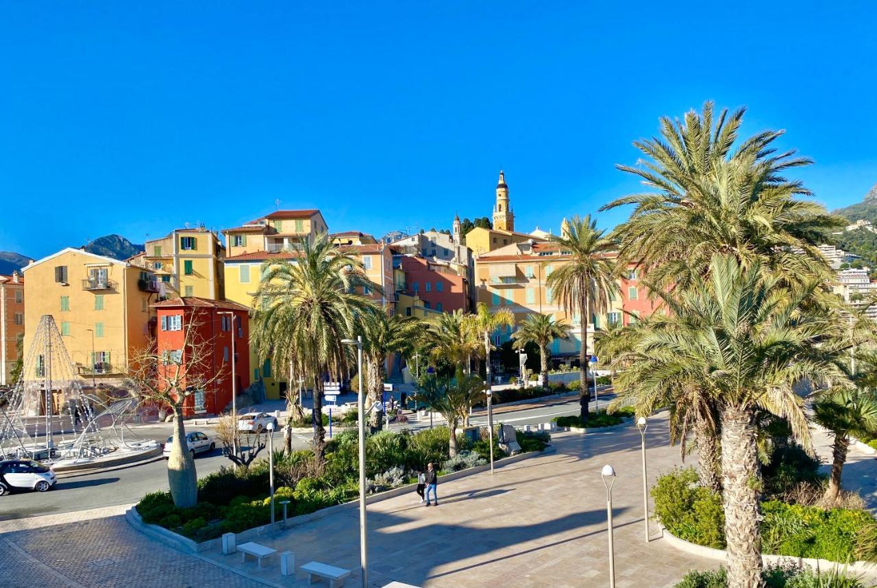 Les Glycines Apartment Menton Exterior photo
