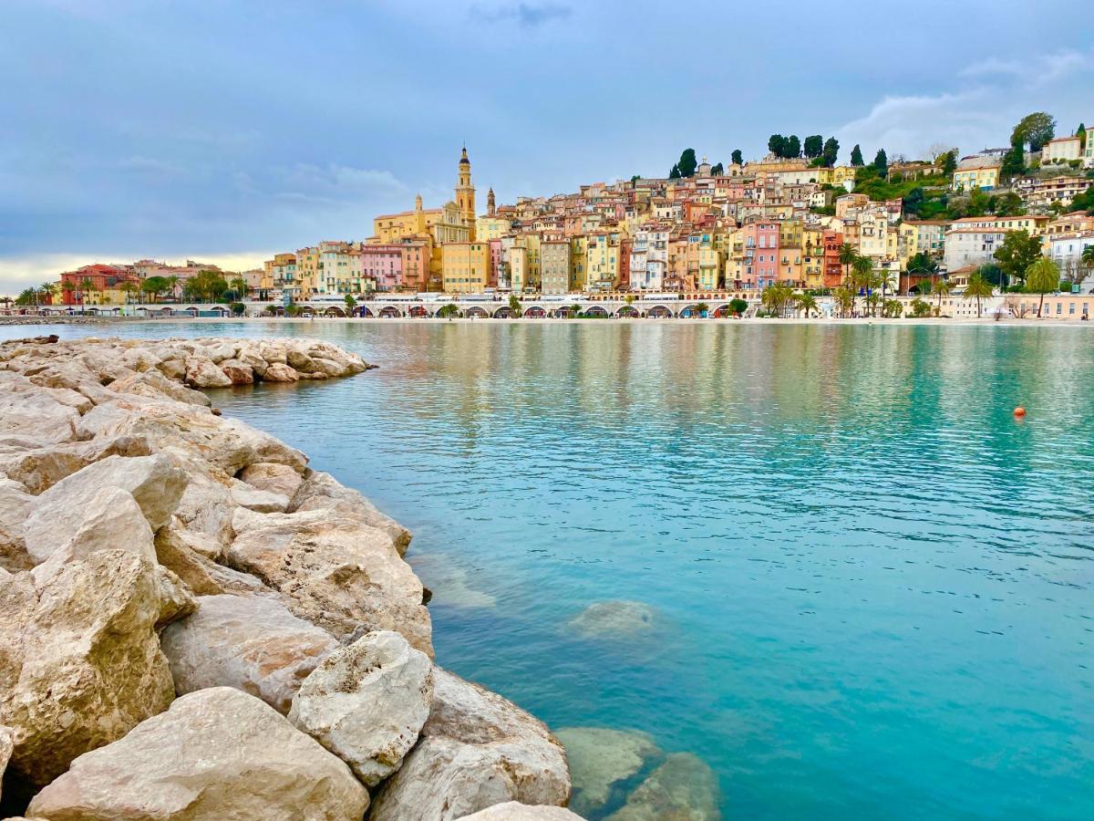 Les Glycines Apartment Menton Exterior photo