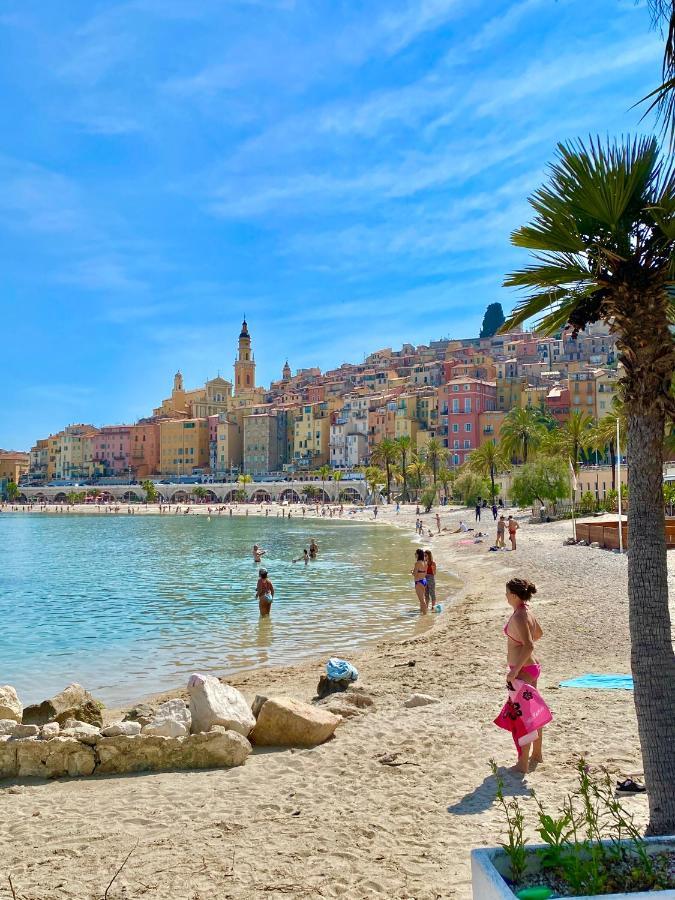 Les Glycines Apartment Menton Exterior photo