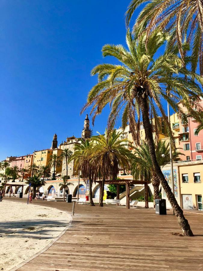 Les Glycines Apartment Menton Exterior photo