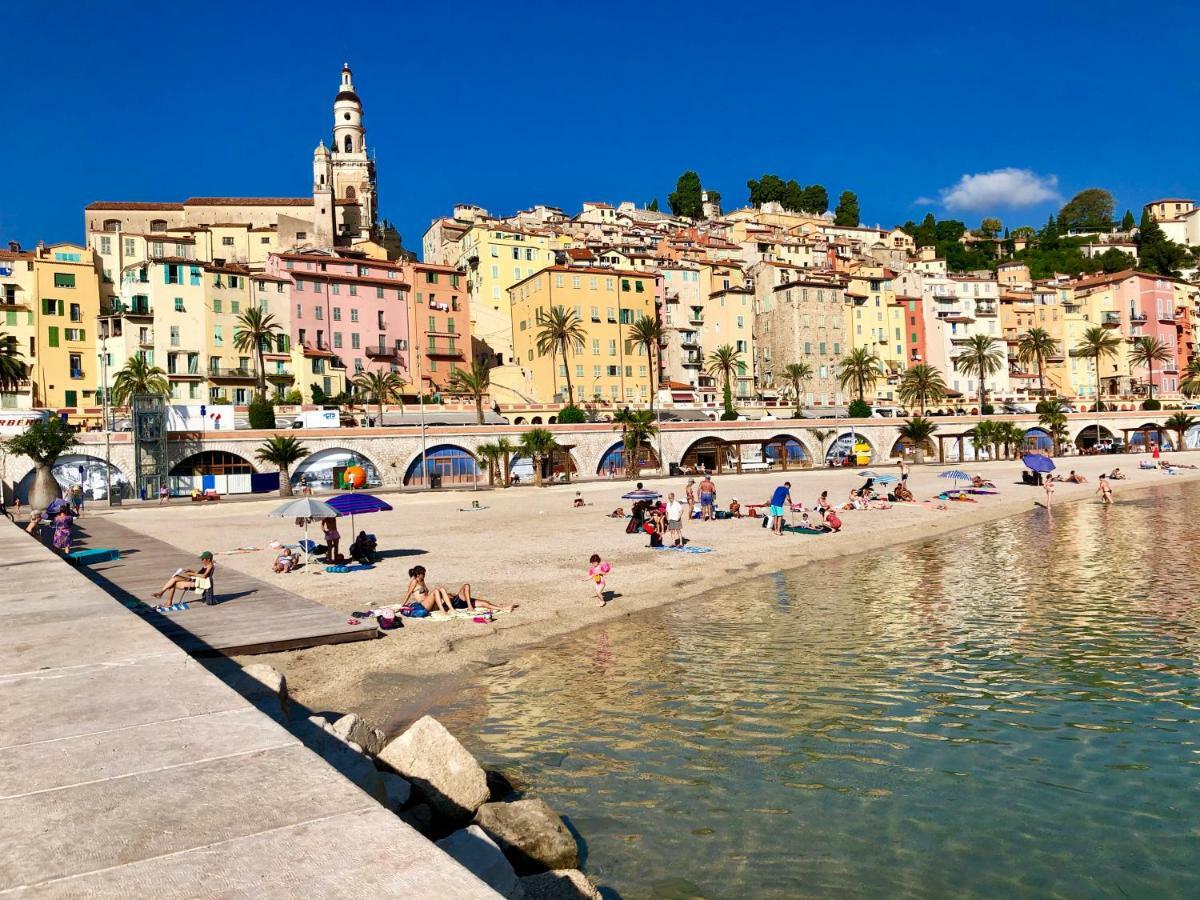 Les Glycines Apartment Menton Exterior photo